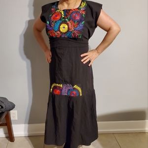 Mexican embroidery dress